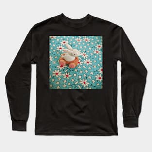 Bunny on Blue Long Sleeve T-Shirt